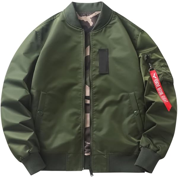 Amazon | [SHOLIND] ma-1 メンズ ジャケット リバーシブル アウター